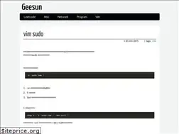 Sites similar to geesun.github.io