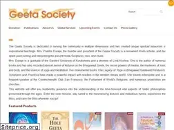 Sites similar to geetasociety.org