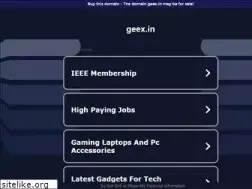 Sites similar to geex.in