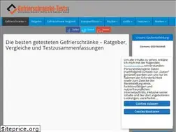 Sites similar to gefrierschraenke-tests.com