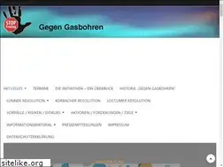 Sites similar to gegen-gasbohren.de