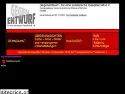 Sites similar to gegenentwurf-muenchen.de