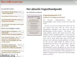 Sites similar to gegenstandpunkt.com