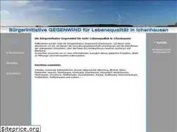 Sites similar to gegenwind-ichenhausen.de