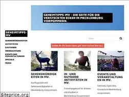 Sites similar to geheimtipps-mv.de