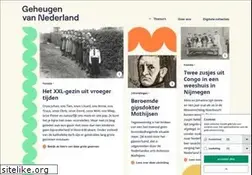Sites similar to geheugenvannederland.nl