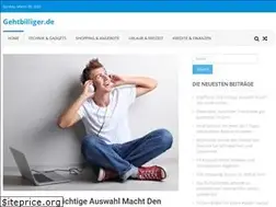 Sites similar to gehtbilliger.de