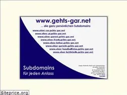 Sites similar to gehts-gar.net