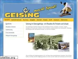 Sites similar to geising.de