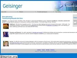 Sites similar to geisingermedicallabs.com