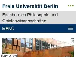 Sites similar to geisteswissenschaften.fu-berlin.de