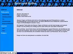Sites similar to geistundkultur.de