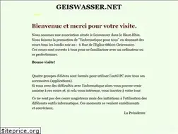 Sites similar to geiswasser.net