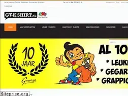 Sites similar to gekshirt.nl
