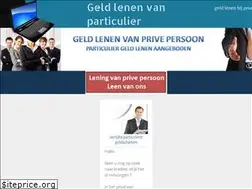Sites similar to geld-lenen-van-particulier.nl