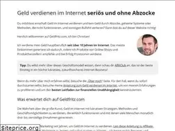 Sites similar to geldfritz.com