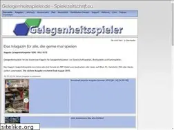 Sites similar to gelegenheitsspieler.de