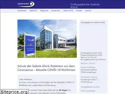 Sites similar to gelenk-klinik.de