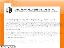Sites similar to gelijkwaardigheidstoets.nl