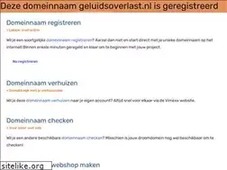 Sites similar to geluidsoverlast.nl