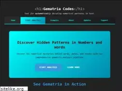 Sites similar to gematria.codes
