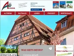 Sites similar to gemeinde-altheim.de
