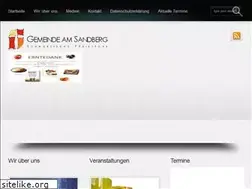 Sites similar to gemeinde-am-sandberg.de