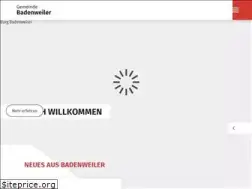 Sites similar to gemeinde-badenweiler.de