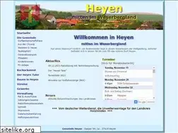 Sites similar to gemeinde-heyen.de