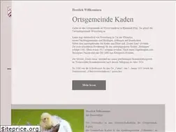 Sites similar to gemeinde-kaden.de