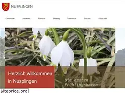 Sites similar to gemeinde-nusplingen.de