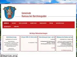 Sites similar to gemeinde-ramsau.de