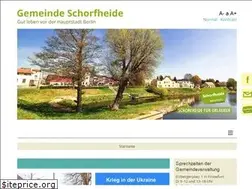 Sites similar to gemeinde-schorfheide.de