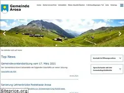 Sites similar to gemeindearosa.ch