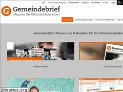 Sites similar to gemeindebrief.de