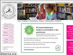 Sites similar to gemeindebuecherei-forst.de
