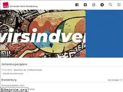 Sites similar to gemeinden-bb.verdi.de