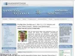 Sites similar to gemeindenetzwerk.de