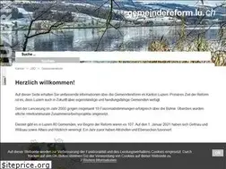 Sites similar to gemeindereform.lu.ch