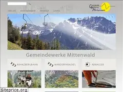 Sites similar to gemeindewerke-mittenwald.de