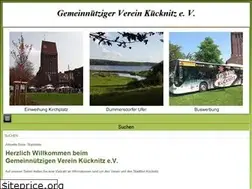 Sites similar to gemeinnuetziger-verein-kuecknitz.de