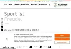 Sites similar to gemeinsam-gegen-doping.de