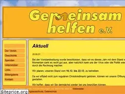 Sites similar to gemeinsam-helfen.de