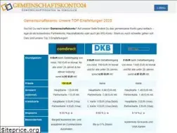 Sites similar to gemeinschaftskonto24.net