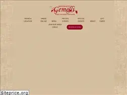 Sites similar to gemellirestaurant.com