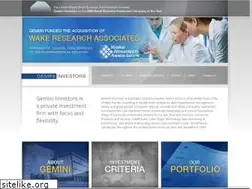 Sites similar to gemini-investors.com