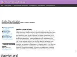 Sites similar to geminicharacteristics.net