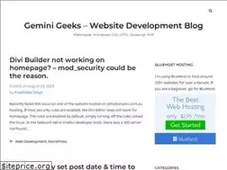Sites similar to geminigeeks.com