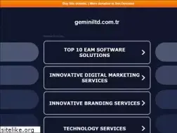 Sites similar to geminiltd.com.tr