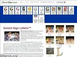 Sites similar to geminisignletters.com